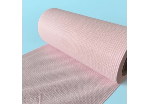 Light Pink Spunlace Nonwoven For Home Cleaning Light Pink Spunlace Nonwoven For Home Cleaning